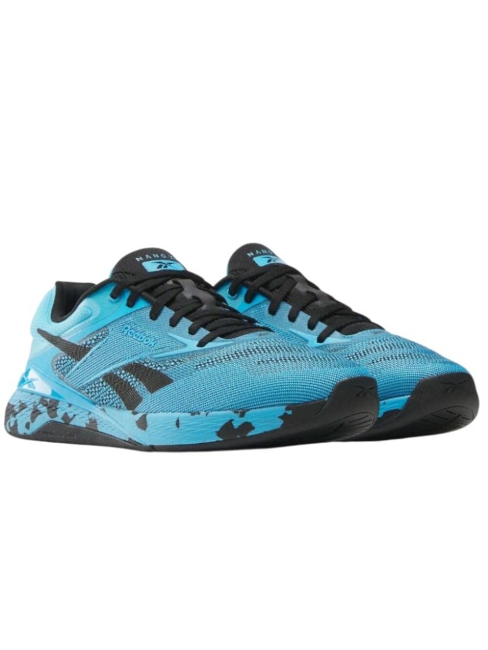 Reebok Nano X5 Training Shoes, Ftwr White/Black/Future Cyan, US 9.5